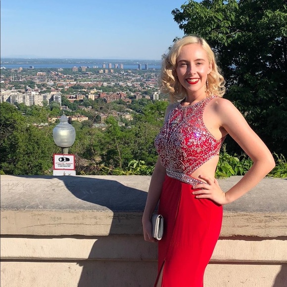 š¹Y2K CAMILLE LA VIE Prom Dress Vintage - Picture 2 of 10